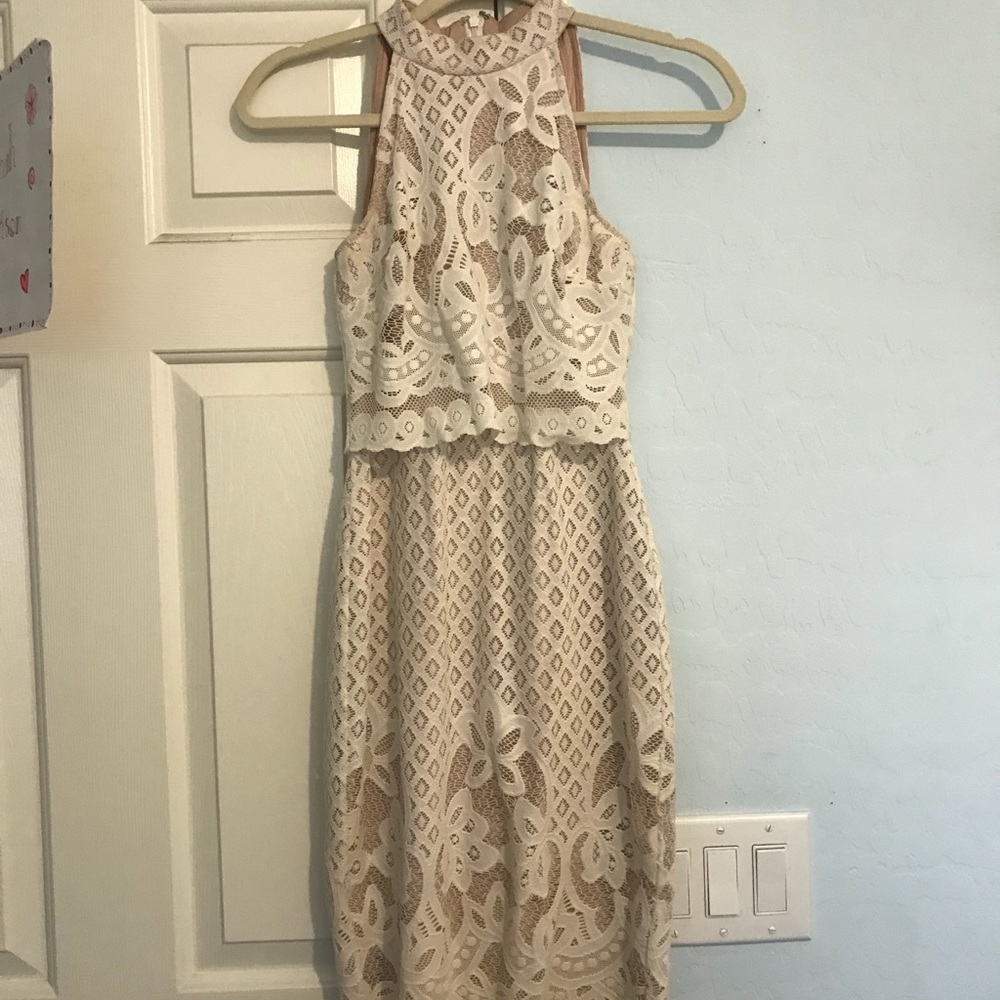 ASOS midi halter dress